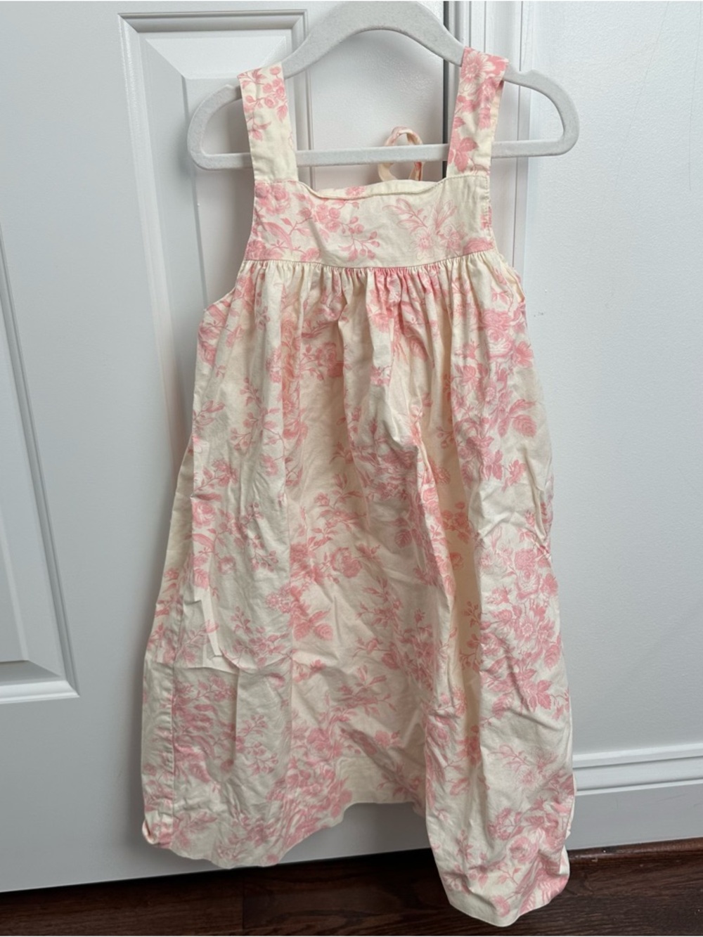Hannah Kate clothing 4T dress pink toile EUC